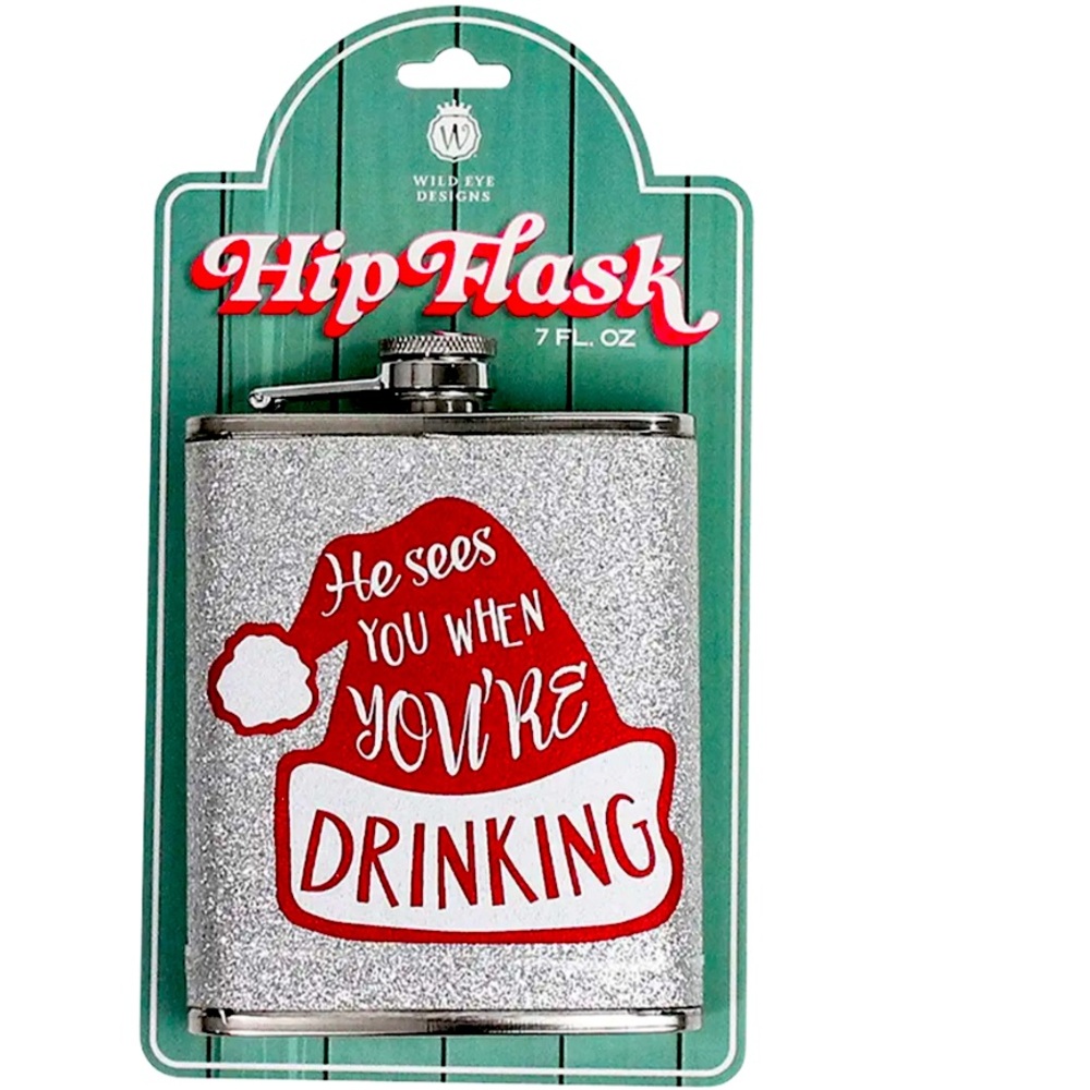 Stainless steel hip flask